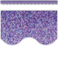 thumbnail image 1 of Teacher Created Resources TCR8793 Purple Sparkle Scalloped Border Trim, 1 of 1