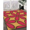 thumbnail image 3 of Ahgly Company Machine Washable Indoor Rectangle Transitional Crimson Red Area Rugs, 4' x 6', 3 of 7