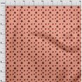 thumbnail image 3 of oneOone Tissu en Coton Cambric Pêche Rouge Insecte Matériel de Robe Tissu Imprimé Tissu au Mètre 56 Pouces de Large, 3 of 4