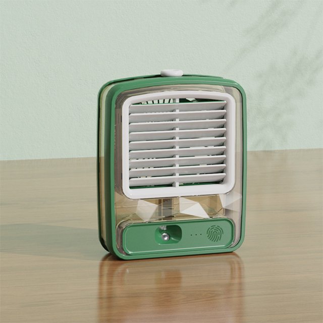 SuoKom Portable Misting Fan Handheld Personal Mist Fan, Battery Operated Rechargeable Mini Fan 1500 Mah with Water Spray