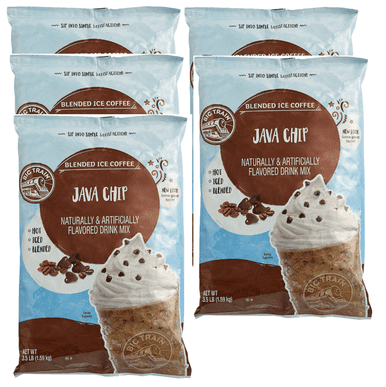 Big Train 3.5 lb. Java Chip Blended Ice Coffee Mix 5 Packs