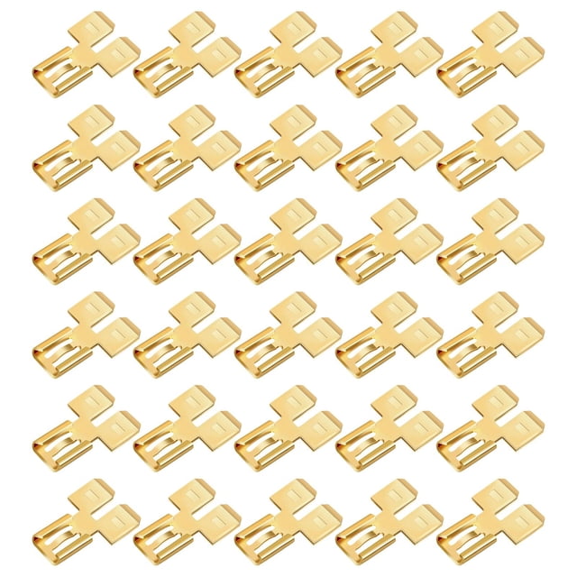 tamizeot Connecteur à Double Bêche Non Isolé Électrique Mâle Femelle Simple 8 Pcs 30 Pcs