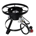 thumbnail image 2 of High Pressure Burner Outdoors Cooking Gas Single Propane Stove Camping Quemador w/ Hose & Regulator, 2 of 4
