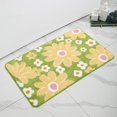 thumbnail image 4 of Rbaofujie Outdoor Patio Rug Bathroom Floor Mat Microfiber Inkjet Printing Bathroom Absorbent Foot Mat Bedroom Door Mat Non Slip Mat Flocked Carpet Chrysanthemum Pattern Bathroom Mat, 4 of 6