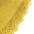 thumbnail image 4 of Plebaso Womens Elastic Waist Drawstring Beach Shorts Lace Trim Ruffle Lightweight Lounge Shorts for Women, 4 of 5
