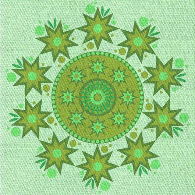 Ahgly Tapis d'Intérieur Lavable en Machine Carré Vert Clair, 8 Pieds Carré