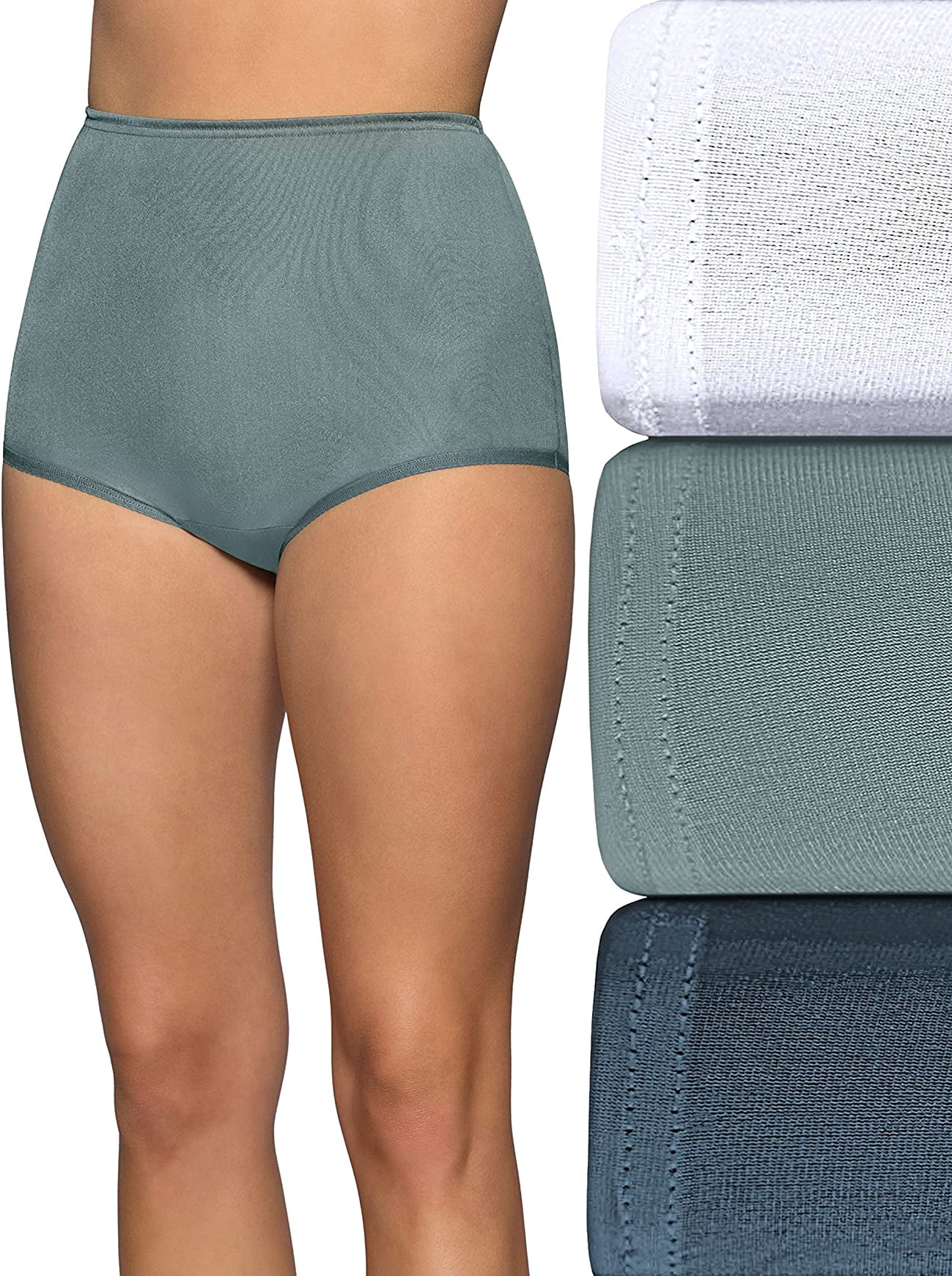 Vanity Fair Womens Perfectly Yours Ravissant Full Brief 3-Pack, 10