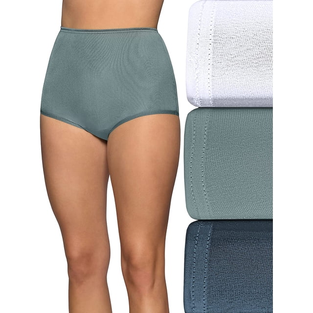 Vanity Fair Womens Perfectly Yours Ravissant Full Brief 3-Pack, 11