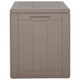 thumbnail image 3 of vidaXL Garden Storage Box 180L Brown PP Wood Look, 3 of 5