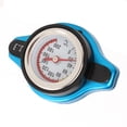 thumbnail image 3 of Aramox Aluminum Alloy Radiator  With Temperature Gauge Pressure Radiator Sa.fety High Pressure Temperature Gauge  Adjustment Leakproof Universal For Car, 3 of 8