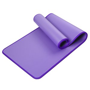 Yoga Mat Extra Thick Non Slip Anti-tear Yoga Mat Bird Eye Fabric NBR Bonded Yoga
