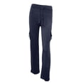 thumbnail image 4 of AherBiu Pantalon de Yoga Grande Taille pour Femmes Jambe Droite Taille Basse Extensible Confortable Pantalon de Détente, 4 of 7
