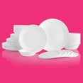 thumbnail image 1 of Corelle Winter Frost White 66-Piece Glass Dinnerware Set (Service for 12), 1 of 3