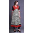 thumbnail image 3 of Bimba Kurtis Indiennes pour Femmes Imprimées, Kurti Anarkali Ligne A, Robe Décontractée, 3 of 5