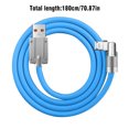 thumbnail image 3 of Oliegs Heated Blanket 180° Rotating Fast Charge Cable USB Fast Charging USB To Type C Data Cable 120W Super Fast Charging Type C Silicone Fast Charging Cable Compatible With Android Series Chocolate, 3 of 3