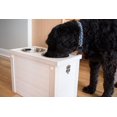 thumbnail image 4 of New Age Pet Piedmonet Raised Pet Diner XL White With Food Storage, 4 of 4
