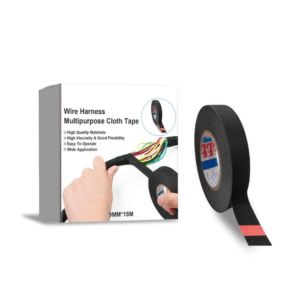 Tape Products Category and High-Performance Wire Harness Tape for Automotive Electrical Insulation Heat Fiber Film Backing Noise Reduction Suitable for Car Applications