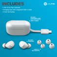 thumbnail image 2 of JLab Go Pop+ True Wireless Earbuds, Cloud White, Bluetooth 5.3, Dual Connect, IPX4, Be Aware Mode, Custom Sound & Controls via App, 2 of 10