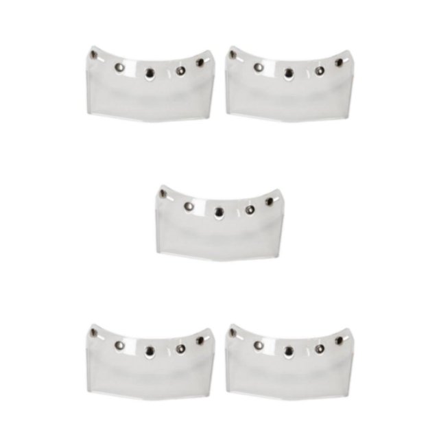 Transemion for Visor Peak 5-Snap Open Face Spare Parts Replaces Clear Type A 5Set