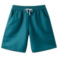 thumbnail image 3 of CHGBMOK Gym Shorts Men Summer Solid Color Casual Elastic Waist Drawstring Pocket Shorts Sizes M-3XL, 3 of 5