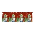 thumbnail image 2 of Chmadoxn Essential For Christmas 137x45cm/53.9x17.7inches The Exquisite Christmas Style Window Drapery Festive Decorations Making The Window Wear The Coat Of Christmas Polyester Curtain, 2 of 6