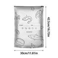 thumbnail image 2 of Reusable Aluminum Food Storage Bags with Vacuum Seal Zipper Lock for Fresh Vegetables Fruit Meat Preservation 10PCS, 2 of 3