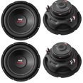 thumbnail image 1 of Pyle PLPW10D Power 10 Pouces 1000W 4 Ohm Audio de Voiture DVC Subwoofer Haut-Parleur (4 Pack), 1 of 4