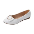 thumbnail image 2 of LSLJS Talon Plat Incliné Pointu Chaussures Simples pour Femmes Amour Semelle Arquée Peu Profonde Chaussures de Travail, Chaussures Simples pour Femmes, 2 of 4