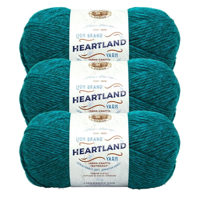 Lion Brand Yarn Heartland Yarn 3Pack