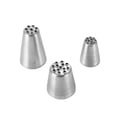 thumbnail image 2 of 10Pcs Grass Piping Tips Set! SSZMDLB Grass Piping Tips, 3-Piece 304 Stainless Steel Seamless Icing Nozzles for Cake Decorating, Cookies, Cupcakes and Pastries, Professional Pastry Chef Tools, 2 of 9