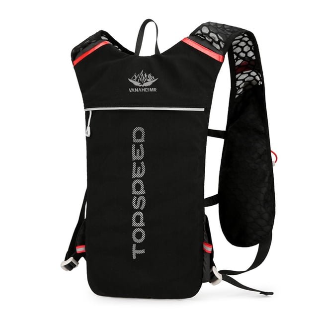 VANAHEIMR Lightweight Hydration Pack for Outdoor Running and Cycling - Marathon Water Reservoir Backpack for Trail Running, Versatile Sports Use, Available in Black, Grey, and Red