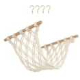 thumbnail image 4 of CIMAXIC Fruit Vegetable Macrame Hammock Handwoven Hammock for Home Kitchen Storage,11.81"X19.69"X1.18", 4 of 5