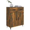 thumbnail image 2 of vidaXL Sideboard Smoked Oak 69.5x34x90 cm Engineered Wood, 2 of 5