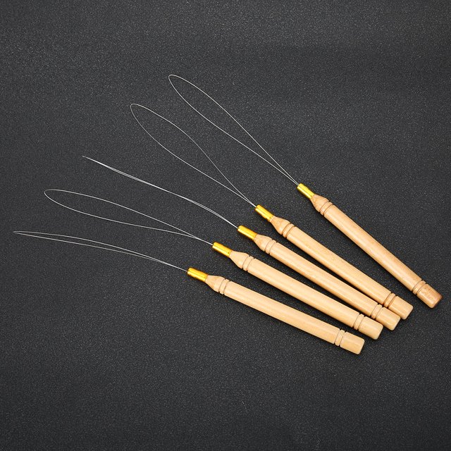 Needle Comfortable Pulling Hook Tool, Non-slip Handle Wire Pulling Hook Barber Shop Hair School For Home Use Hair Salon