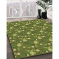 thumbnail image 3 of Ahgly Tapis Rectangulaire Lavable en Machine, Vert Pistache, 8 Pieds x 10 Pieds, 3 of 7