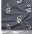 thumbnail image 1 of Soimoi Modal Satin Fabric Floral Block Print Fabric by The Yard 42 Inch Wide, 1 of 3