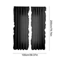thumbnail image 3 of Dvumao Home Decor, These Sheer Ruffle-trimmed Curtains Available In Large Sizes Are A Ideal Choice For Family Gatherings Festive Celebrations Or Everyday Decor, Garden & Outdoor, 3 of 6