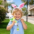 thumbnail image 4 of YoGold Easter Clothes Accessory Kit Easter Rabbit Bunny Tie Easter Pre-Tied Bow Tie Adjustable Felt Bowties Decorations B, 4 of 6
