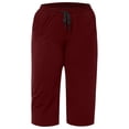 thumbnail image 4 of LUOGENLI Pantalon Décontracté pour Femme Pantalon Décontracté pour Femme Pantalon de Sport Uni Multicolore Taille Haute Extensible Pantalon Sept-Huitième Pantalon Décontracté pour Femme 36X29 Pantalon Décontracté pour Femme Taille Extensible Vert m, 4 of 9