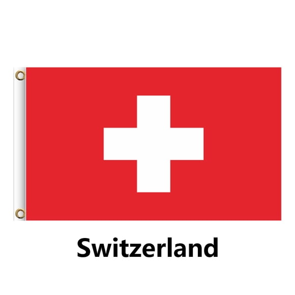 Boovnll Garden Flags, The Flag of The Top 32 of The , The Flag of The, The Decorations for Fans, Cheering Switzerland Flags, Garden Decor, Garden Flags for Outside, Garden Flag