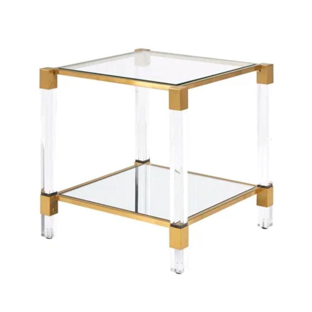 Benu Side Table in Silver