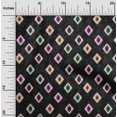thumbnail image 2 of oneOone Georgette Viscose Black Fabric African Aztech Sewing Material Print Fabric By The Yard 42 Inch Wide, 2 of 4