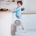 thumbnail image 3 of Step Ladder 3 Step Folding Toddler Step Stool for Kids Three Step Standing Tower for Kitchen Counter,Adjustable 3 Step Stools with Handles to 2 Step, 3 of 8