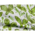 thumbnail image 4 of oneOone Rayon Light Green Fabric Insect & Floral Feather Sewing Craft Projects Fabric Prints By Yard 56 Inch Wide, 4 of 5