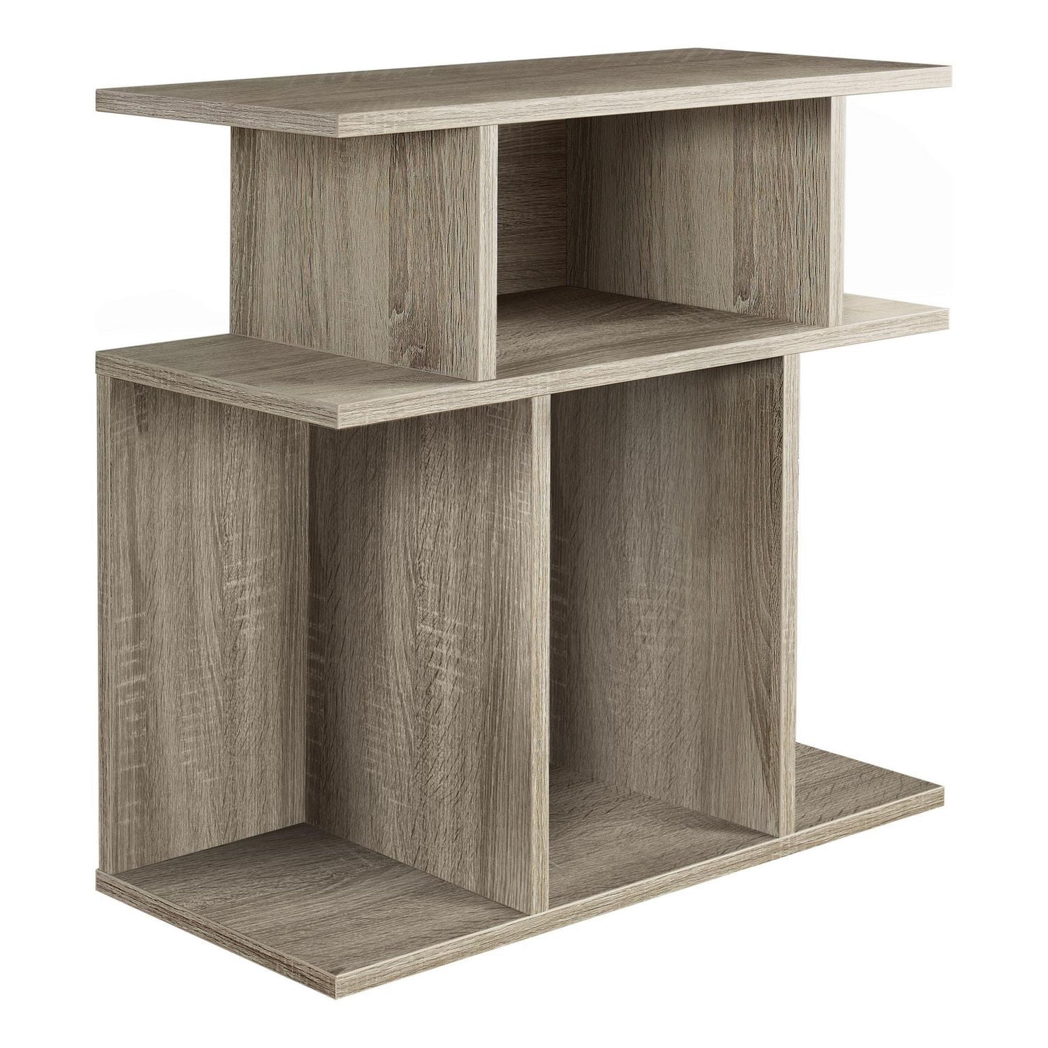 Monarch Specialties Accent Table, Side, End, Nightstand, Lamp, Living Room, Bedroom, Laminate, Brown, Contemporary, Modern