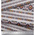 thumbnail image 3 of Soimoi Viscose Chiffon Fabric Aztec Southwestern Decor Fabric Printed Yard 42 Inch Wide, 3 of 3