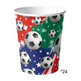 thumbnail image 1 of Paper Soccer Themed Party Paper Cups And Tableware For Creating A Soccer Atmospheres And Soccer Patterned Paper Cups 24 Pack 3 Inches, 1 of 6