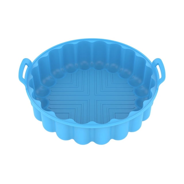 Baking Deep Tray Basket Silicone Reusable Basket Pot Replacement with Handles Dishwasher-Safe /Rectangle