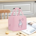 thumbnail image 2 of Lunch Bag for Women Men Insulated Lunch Box Cooler Tote Bag, Mini Lunch Tote Bag for Adult and Kids, Double Layer Lunch Cooler Bag for Work, School Or Travel Teacher Lunch Bags for Women, 2 of 8