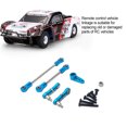 thumbnail image 2 of mmirethe Steering Link Rod Pull Rods Servo Links Linkage 28T Servo Arm For 1/28 Wltoys K969 Pull Rods Metal Upgrade Adjustable gold 1Set, 2 of 6